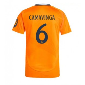 Real Madrid Eduardo Camavinga #6 Replika Udebanetrøje 2024-25 Kortærmet